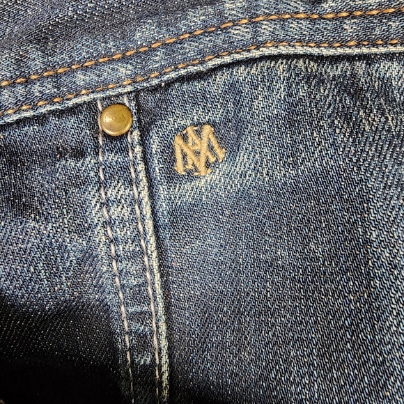 Mavi Josh Low Rise Easy Bootcut Jeans Dark Wash Size 31 - Picture 5 of 16